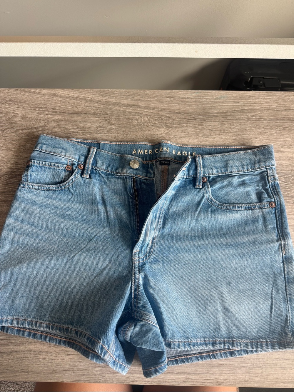 American Eagle Outfitters Light Blue Denim Shorts